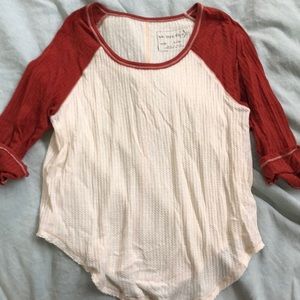 Mid Sleeve Waffle Tee